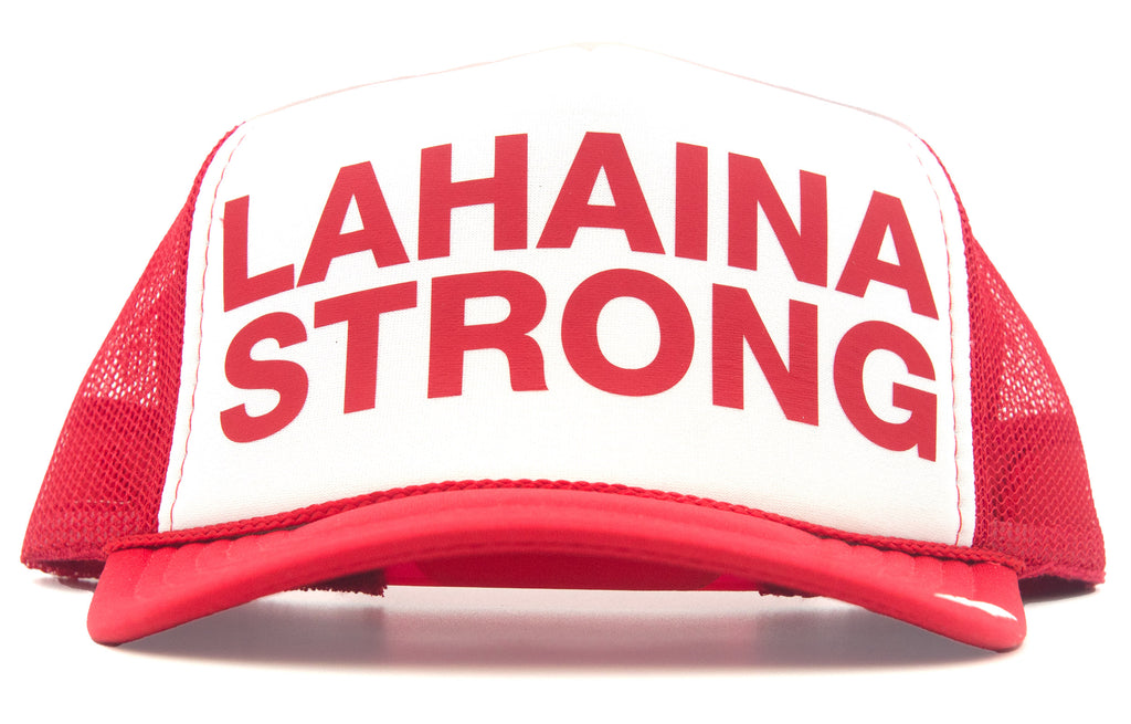 #LAHAINASTRONG - Red eskyflavor hat