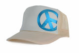 PEACE Sign White - eskyflavor Hat