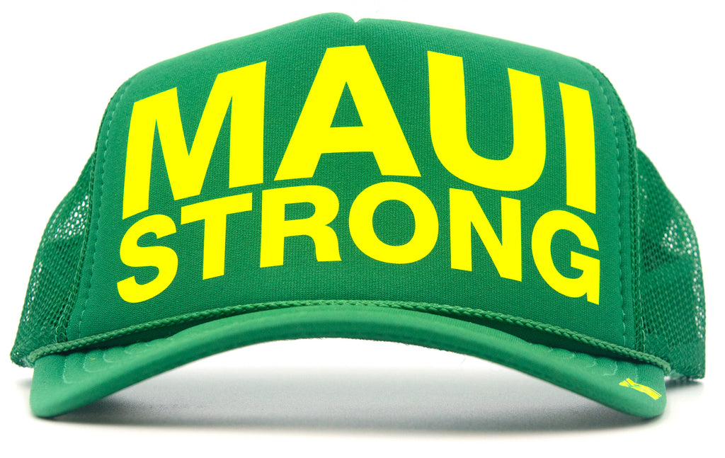 #MAUISTRONG Green - eskyflavor hat